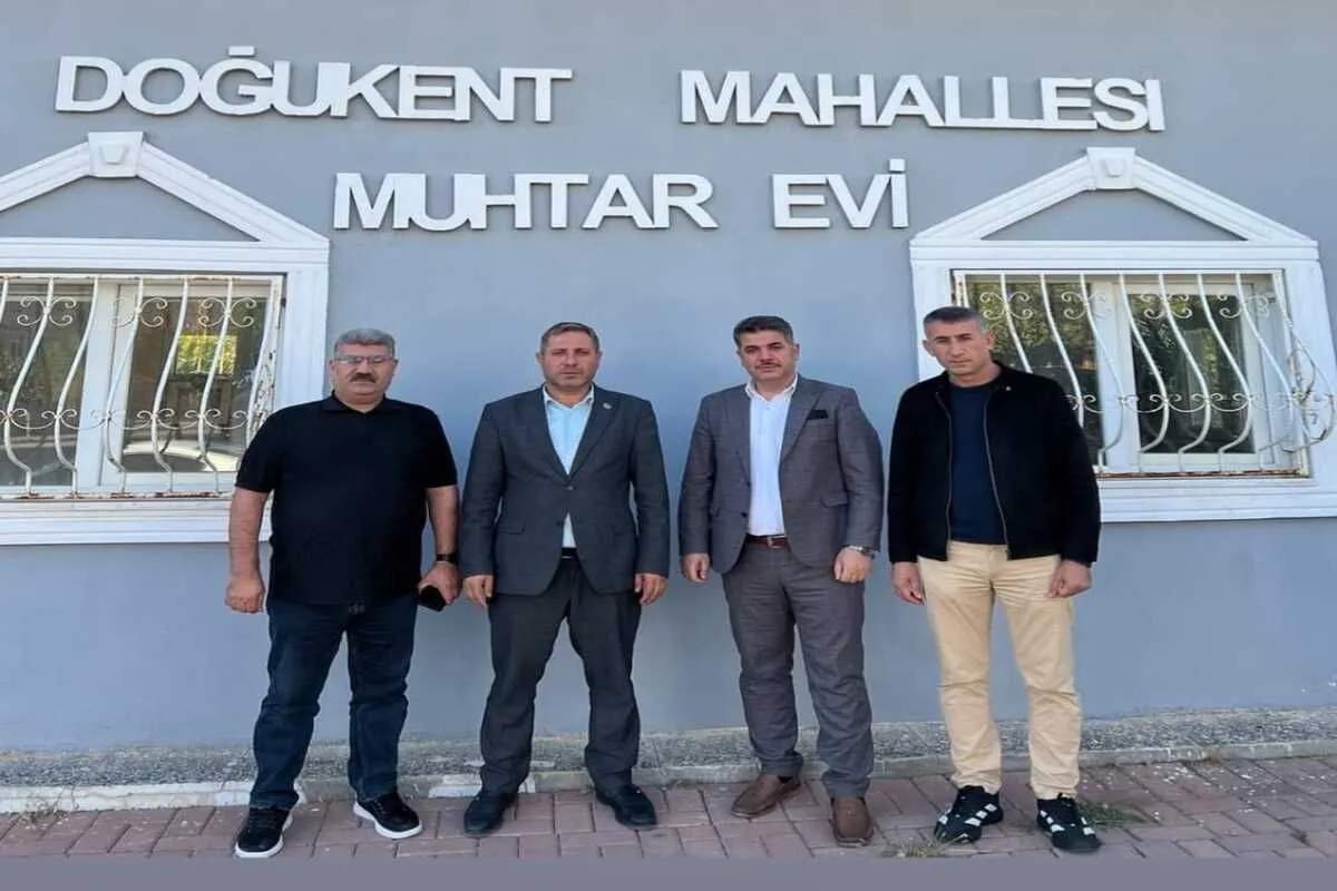 Reha Ajans’tan Doğukent Mahalle Muhtarı Fethi Doğan’a 19 Ekim Dünya Muhtarlar Günü Ziyareti